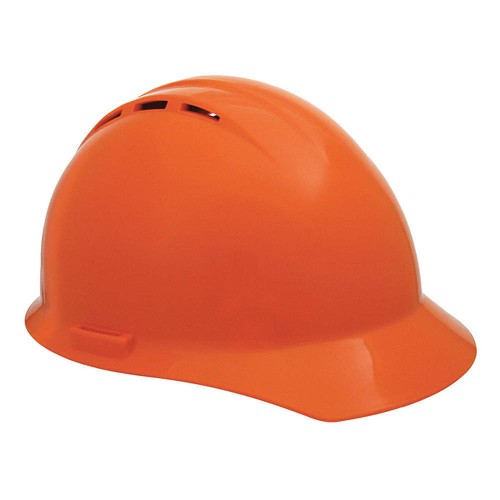 ERB SAFETY 19255 Hard Hat,Type 1, Class C,Hi-Vis Orange 53EA71