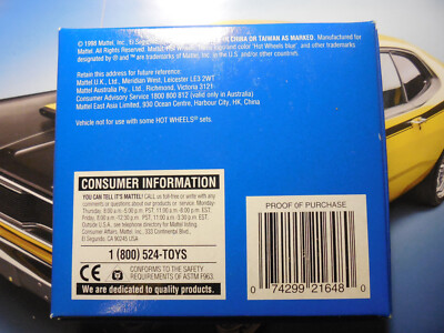 Hot Wheels KB TOYS 30 YEARS Special Edition Series 1 SWEET 16 V16