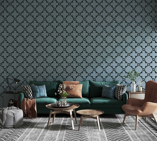 Mesh Pattern Stencil Allover Painting Wall Furniture Reusable Crafts TE448 - Picture 8 of 18