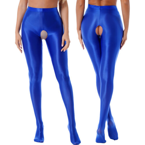 Collant donna lingerie calze trasparenti senza cavallo lucido elasticizzato - Foto 182 di 217