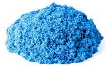Kinetic Blue Sand The Original Moldable Sensory Play Sand 5-PACKS 2oz each