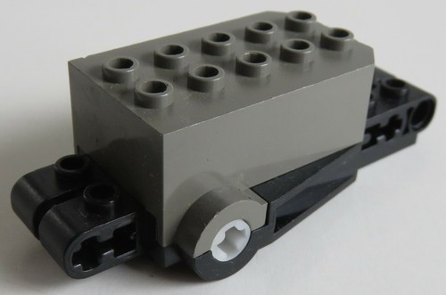 LEGO Technic - Motor de retroceso/Motor de retroceso 9 x 4 x 2 1/3, gris oscuro # 32283c01 - Imagen 2 de 2