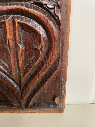 A Stunning Gothic Panel in oak (1 From 4) - Picture 6 of 9