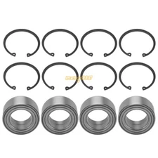 4 Front & Rear Wheel Bearings Kit for Polaris Sportsman 550 X2/XP 550 2009-2014
