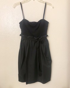 bcbg black short dress