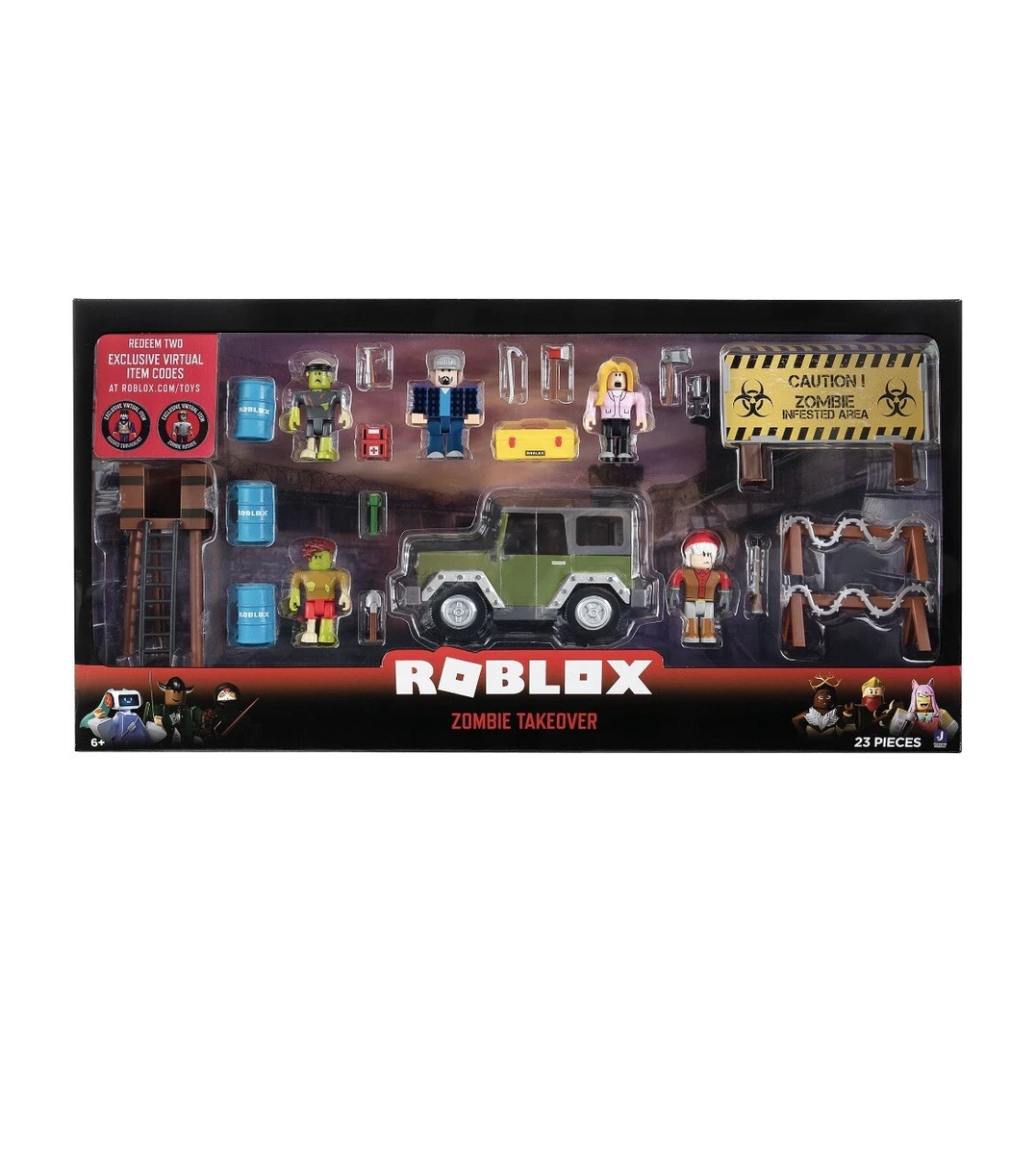 Roblox Action Collection - Zombie Takeover Value Box [Includes