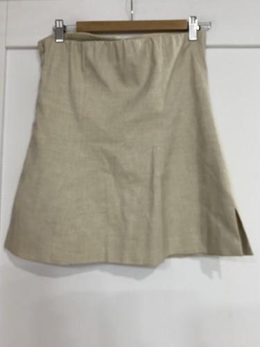 COS Linen Blend Bustier Top Sz 38 / 10 Stone - Picture 7 of 7