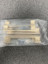 5 PACK-Sapphire Hexa Series Cabinet Pull SP-2891-128-BRA 6"L ,5"C to C M12A