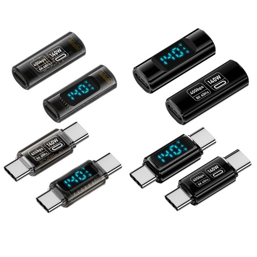 1PC USB C Power Delivery Adapter with LED for 40Gbps Speed Charging and Data