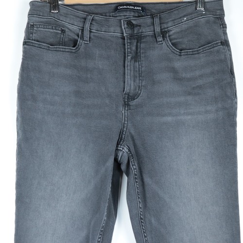 Calvin Klein Women's High-Rise Skinny Jeans - Size 30W x 27L - Gray Denim - Picture 4 of 12