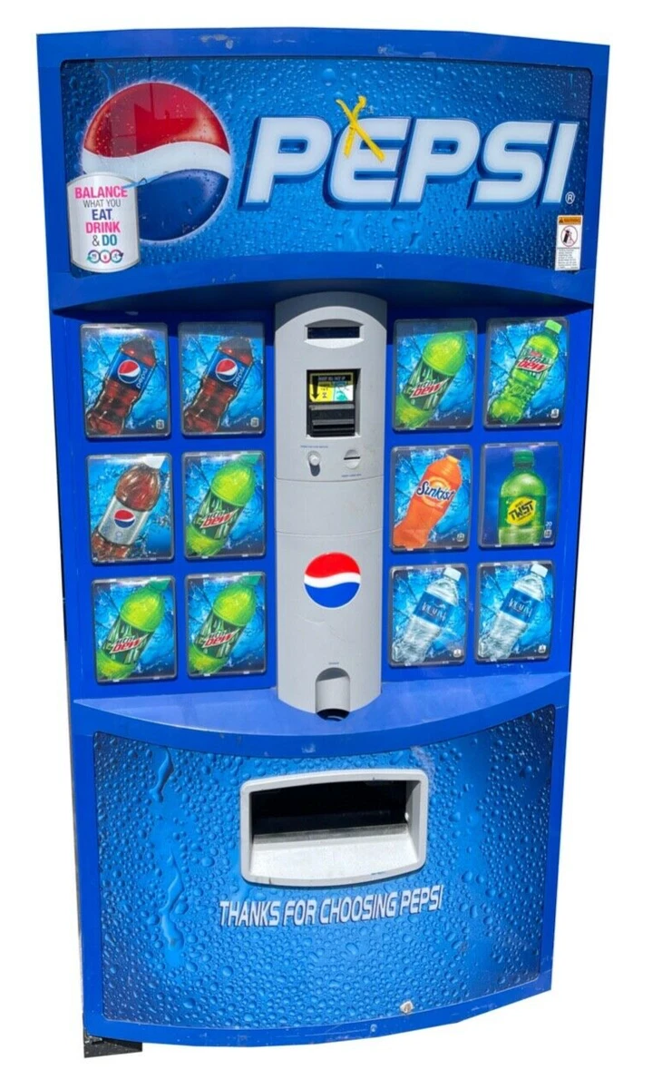 Dixie Narco 501E HVV Pepsi Beverage Soda Vending Machine FREE