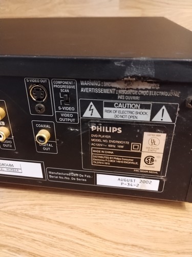 Philips DVD793C 5-Disc DVD/CD Video Carousel Changer Dolby Digital Tested! - Picture 10 of 11