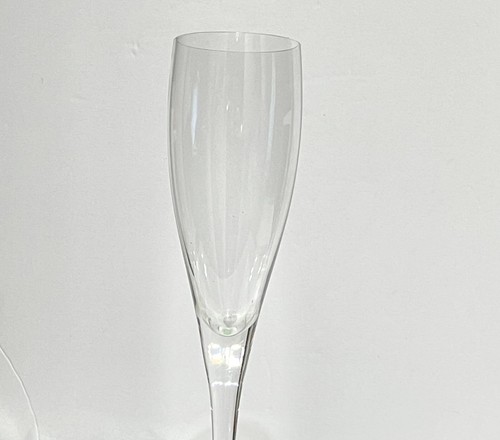 Villeroy & Boch Champagne Flutes Clear Bowl Green Base Glass 9” rare to find - Picture 5 of 10