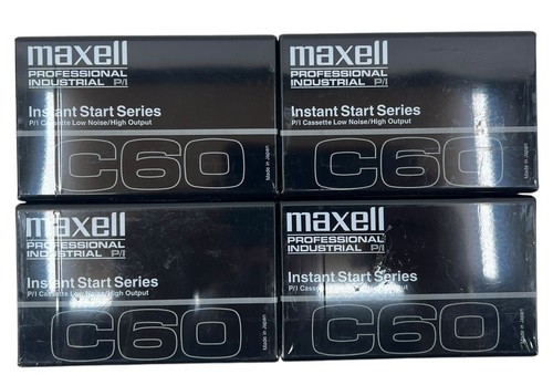 Cassette Maxell Professional Industrial Communicator Serie C60 - Confezione da 4 SIGILLATE - Foto 2 di 3