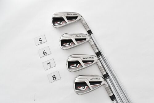 8pcs Taylormade M6 Iron Set 5-6-7-8-9-PW-AW-SW Flex Stiff RH Irons Japan - Picture 4 of 15