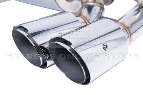 For 15-20 BMW F80 M3 F82 M4 Stainless Steel Muffler Quad Tips Axle Back Exhaust - Picture 18 of 24