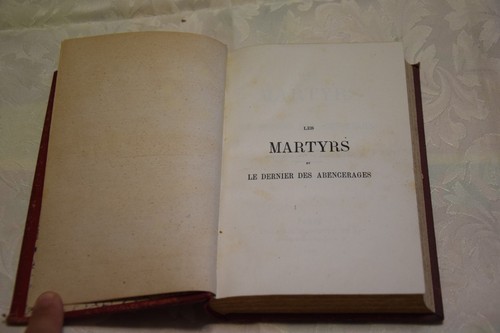 Les Martyrs et le dernier des abencerages par Chateaubriand 1873 Hachette L16 ° - Imagen 3 de 4