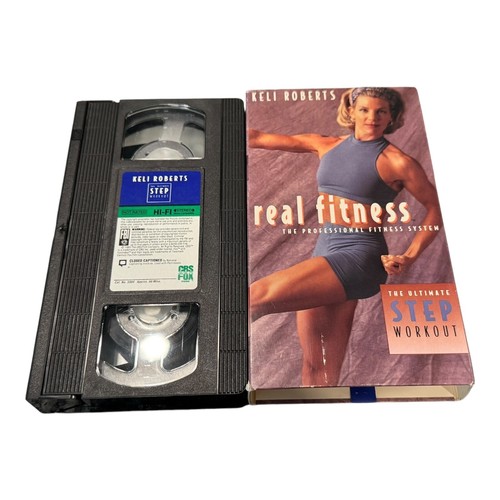 Keli Roberts Real Fitness The Ultimate Step Workout VHS Professional Fitness - Picture 3 of 3