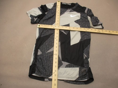 NIKE DRI-FIT PRO Size L Boys Multicolor Short Sleeve Compression Workout Top 159 - Picture 2 of 10
