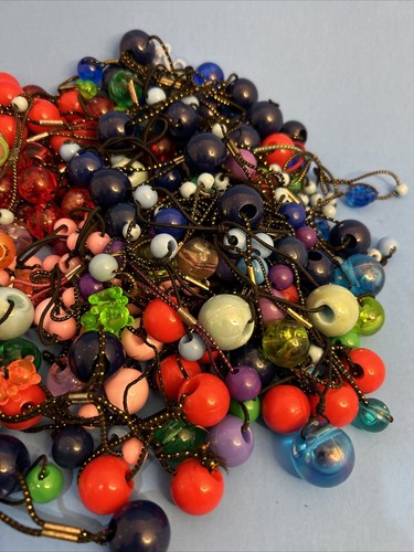 150+ Knocker Ball Ponytail Holder Beads Ties Mixed Colors And Sizes - Picture 3 of 4