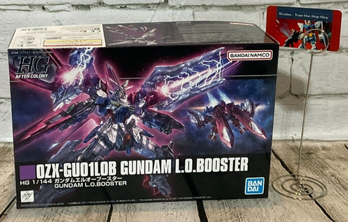 p-BANDAI HG 1/144 OZX-GU01LOB Gundam L.O.Booster Gundam Plastik Modellbausatz NEU - Bild 10 von 14