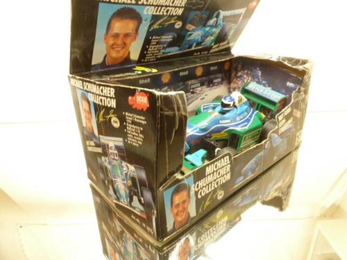 DICKIE 19303 BENETTON FORD F1 RACE CAR - #1 SCHUMACHER 1:18 - GOOD IN BAD BOX - Imagen 6 de 8