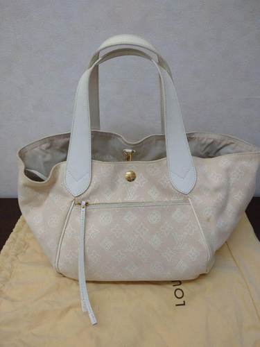 Auténtico bolso de mano K2RC01 Louis Vuitton Cabas Ipanema PM M95982 con bolsa de Japón - Imagen 1 de 7
