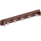 Coat Hook Rack with Ceramic-Like Coating, Decorative Wall