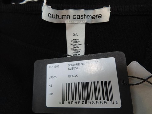 NWT Autumn Cashmere Square Neck Puff Sleeve Top Size XS - Picture 2 of 8
