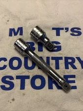 Snap-on Tools USA 3/8" Drive 2pc 1-1/2" & 4" Chrome Socket Extension Set