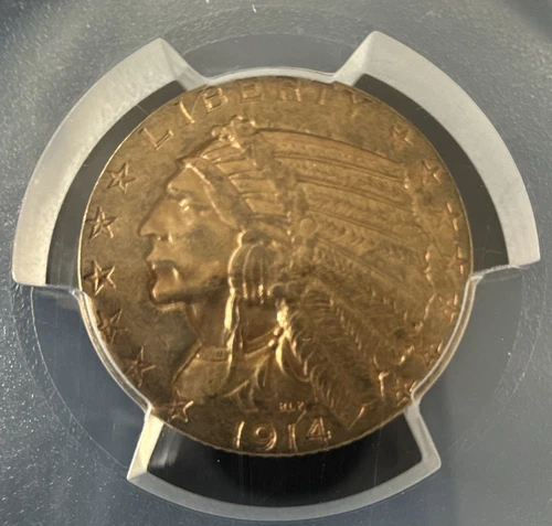 1914-P Indian Half Eagle — photo from the most recent tracked eBay sale