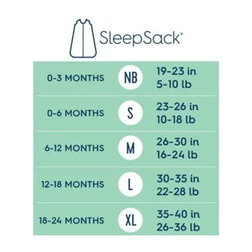 HALO Innovations Sleepsack 100% Cotton Wearable Blanket Sleep Sack Cream M - Picture 3 of 5