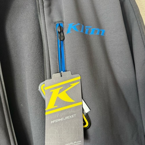 New Klim Gray & Blue Inferno Jacket Men’s Size XL - Bild 3 von 7