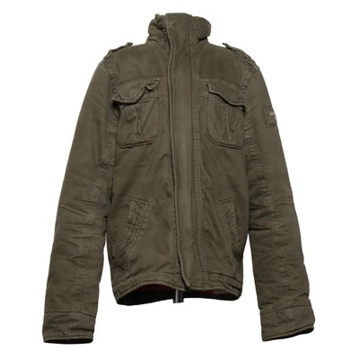 Abercrombie Kids, Winterjacke, Unisex (Kinder), Größe: 152, Grün/Weiß/Rot #uBt