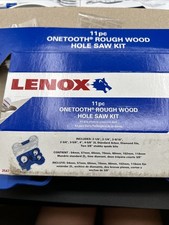 Lenox 11 Pc One tooth Rough Wood Hole Saw Kit 25477701G