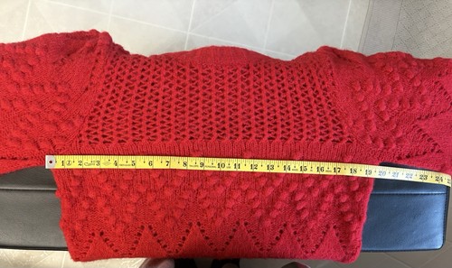 Nicholas Svana Pullover mit Bommelverzierung Wolle Alpaka Large - Bild 7 von 8