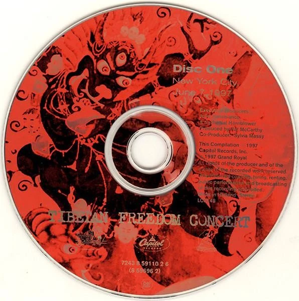 Verschiedene Künstler Tibetan Freedom Concert Triple CD Europa Grand Royal 1997 - Bild 3 von 4