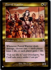 Putrid Warrior 117/143 C The List Reprints Near Mint