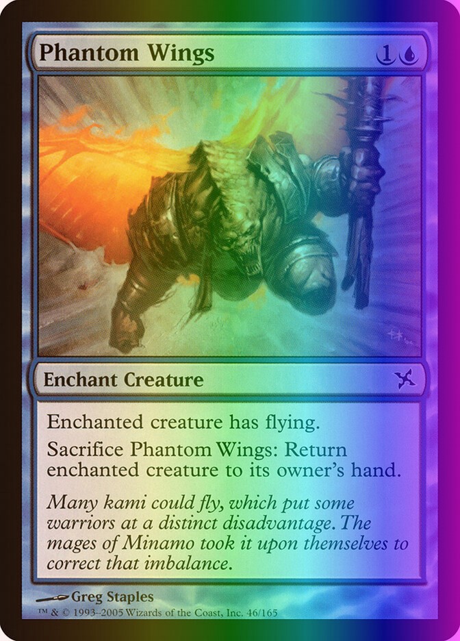 MTG Magic the Gathering Phantom Wings (46/170) Betrayers of Kamigawa LP FOIL