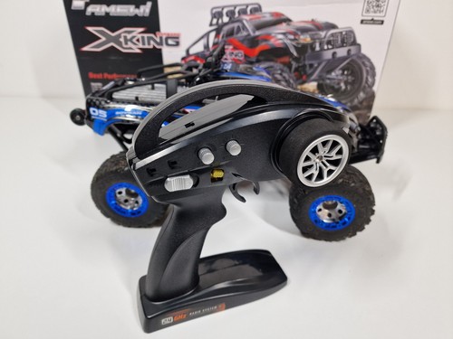 Amewi 22219 X-King Rc Monstertruck 4WD 1:12 Brushed Blau Rc Auto Offroad Elektro - Bild 19 von 22