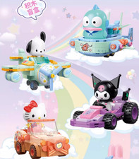 TOP TOY Sanrio's Surprising Little Car Building Block Series Blind Box Figures