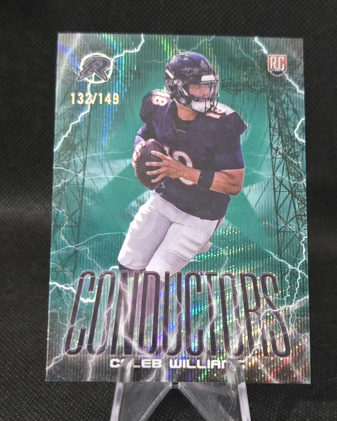 2024 Topps Resurgence - Conductors Caleb Williams #C-5 Teal Surge Refractor /149