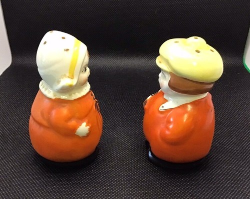 Set ceramica vintage sale pepe shaker DUTCH BOY GIRL Giappone MCM leggi kitschy - Foto 3 di 7