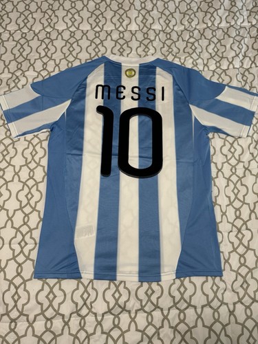 Argentina 2010 World Cup Home Jersey #10 MESSI Soccer Football Jersey Size M - Picture 2 of 12
