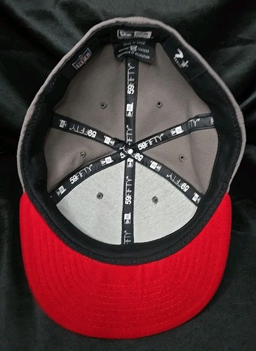 Tampa Bay Buccaneers Fitted 7 1/2 New Era 59Fifty Cap Mütze Football grau rot - Bild 6 von 7