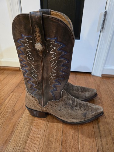 El Dorado ED1148 Handmade BRANDY SHOULDER Westernstiefel LEDER HERREN 10 D - Bild 3 von 8