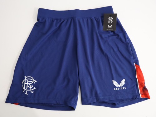 Pantaloncini da allenamento Rangers FC Castore uomo blu taglia S nuovi con etichette licenza ufficiale - Foto 1 di 7