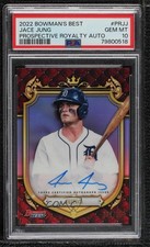 2022 Bowman's Best Prospective Royalty /140 Jace Jung #PR-JJ PSA 10 GEM MT Auto