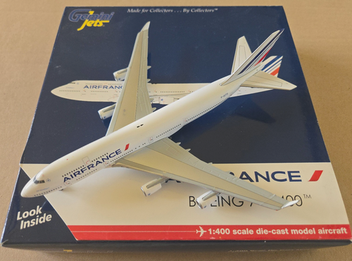 1:400 Boeing 747-400 Air France F-GITD Gemini Jets - Picture 1 of 4