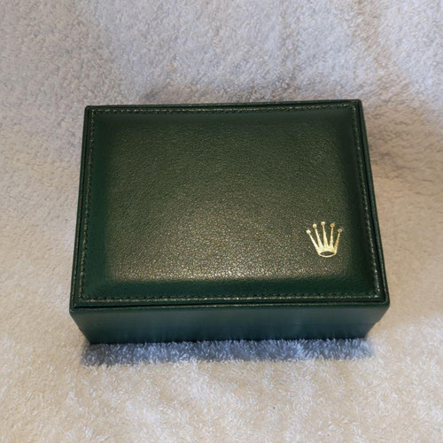 Caja Reloj ROLEX Original Vacía Madera Verde Tamaño unos 13 x 10 x 5,5 cm - Imagen 1 de 24
